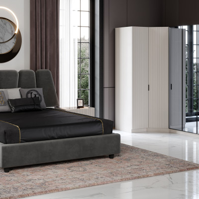 Riva Köşe Dolaplı Yatak Odası