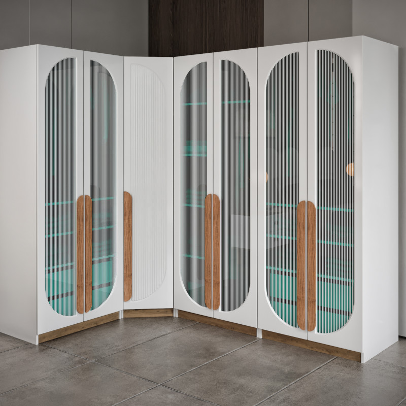 Şile Köşe Dolaplı Yatak Odası Takımı